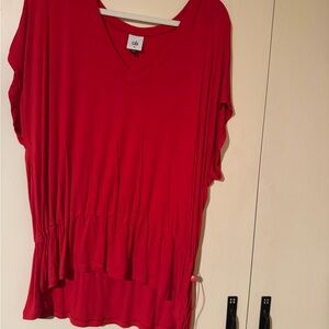 CAbi Vibrant Red Women's Blouse